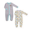 Koala Baby Unisex 2-Pack Sleeper- Hello 0-3 Months