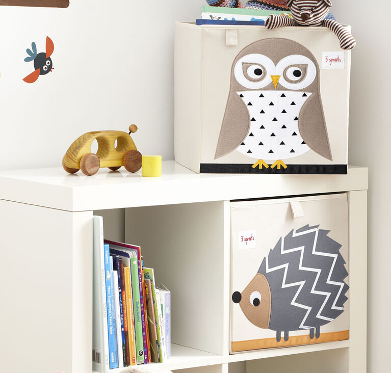 3 Sprouts Storage Box - Owl