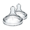 Dr. Brown's Natural Flow Options+ Wide-Neck Bottle Nipple 2-Pack Level 1