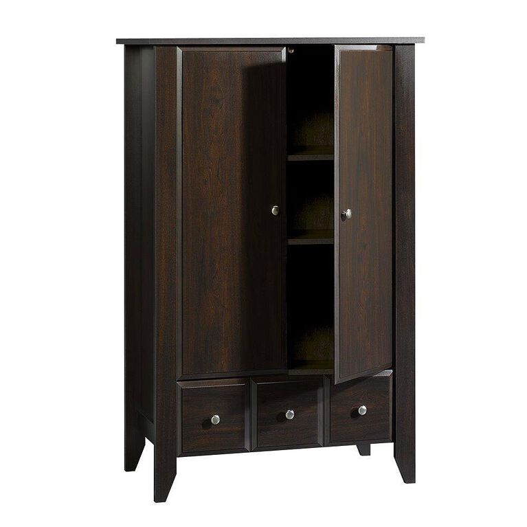 Child Craft armoire, jamocha finish