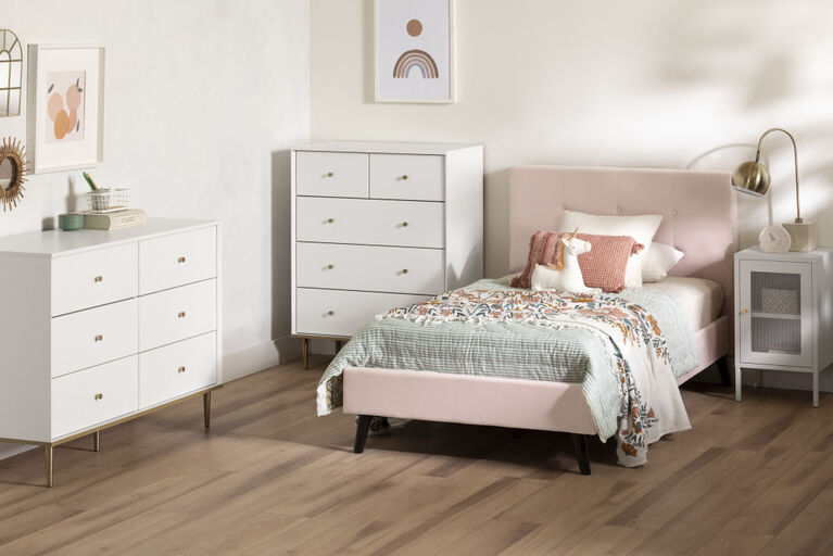 Dylane Table de chevet Blanc