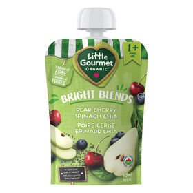 Little Gourmet Organic Bright Blends Pear Cherry Spinach Chia