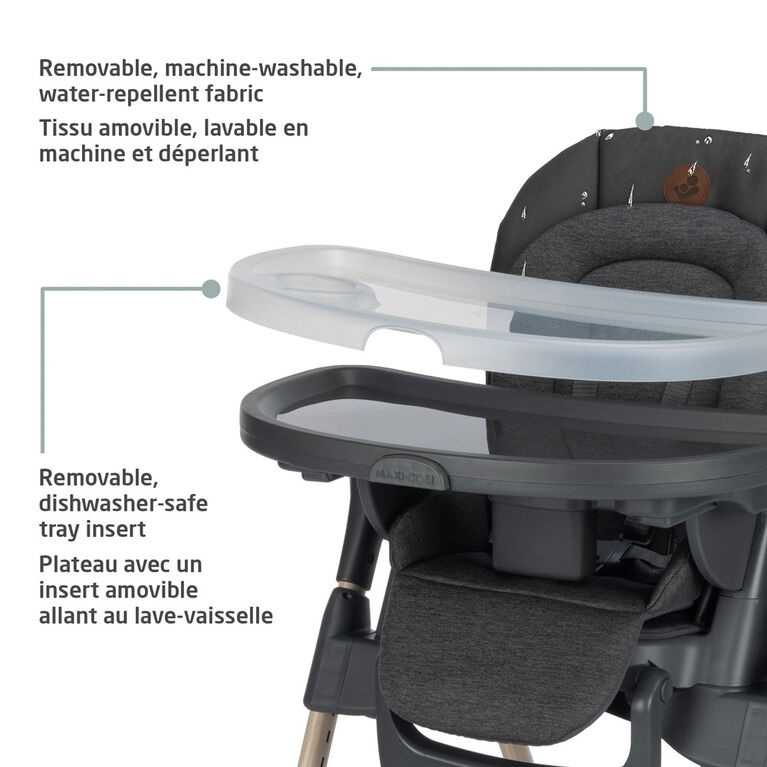 Maxi-Cosi Minla 6 in 1 High Chair - Beyond Graphite