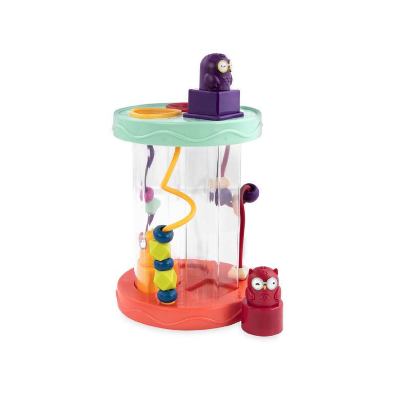B. toys, Hooty-Hoo, Shape Sorter