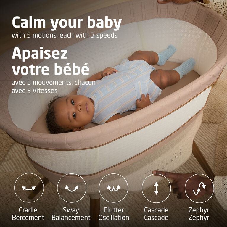 Maxi-Cosi Starling Smart Bassinet - Natural