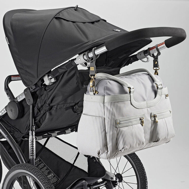 Sac à langer sacoche JJ Cole pour bébé gris