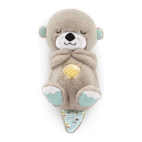 Fisher-Price Soothe 'n Snuggle Otter Baby Sound Machine with Rhythmic Breathing Motion - R Exclusive