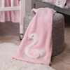Couverture pour bébé cygne rose/blanc Fleurs Bedtime Originals.