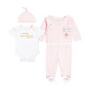 Koala Baby Ensemble 4 pièces "Take Me Home" couleur Rose, 0-3M