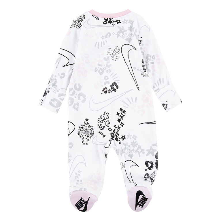 Combinaison avec pieds Nike- Blanc