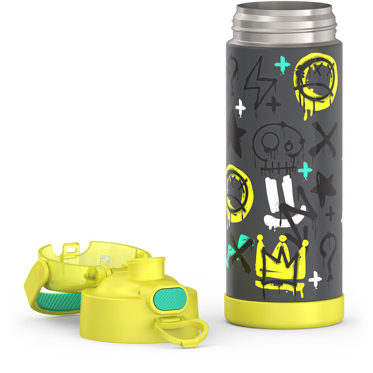 Thermos Funtainer Bottle Grafitti Green 16oz