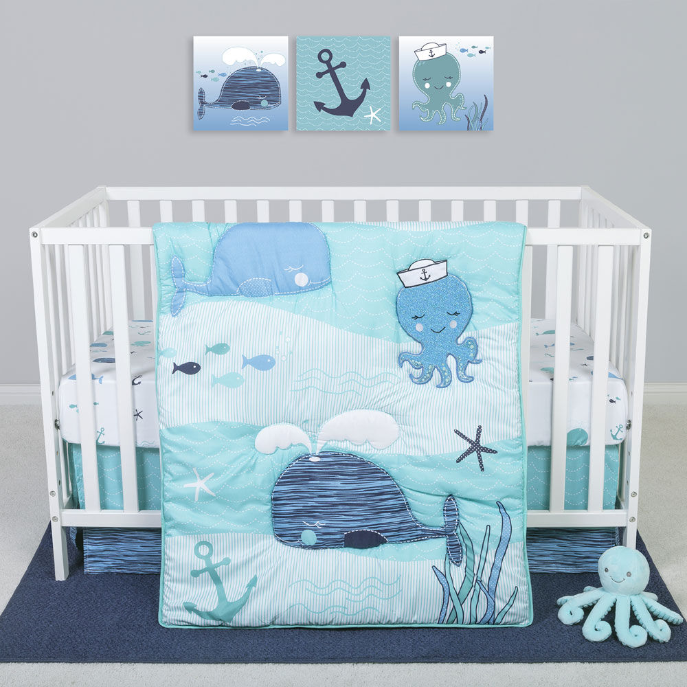 Nautical crib sheets hot sale