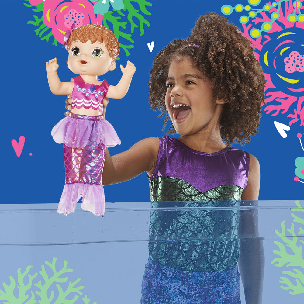 Shimmer and splash mermaid baby alive on sale