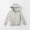 zip happy hoodie, 18-24m - grey mix