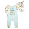 Mini Heroes Infant Body Suit - Mint/White - 6M