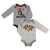 Harry Potter 2 Pack Bodysuits - Grey, 3 Months.