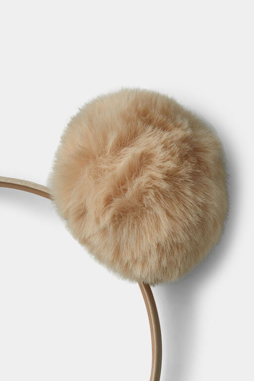 Bandeau Pompon Crème T/U