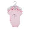 Baby Mode 3 Pack Bodysuit: Pink Bunny 6-9M
