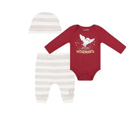 Harry Potter Bodysuit Set Burgundy