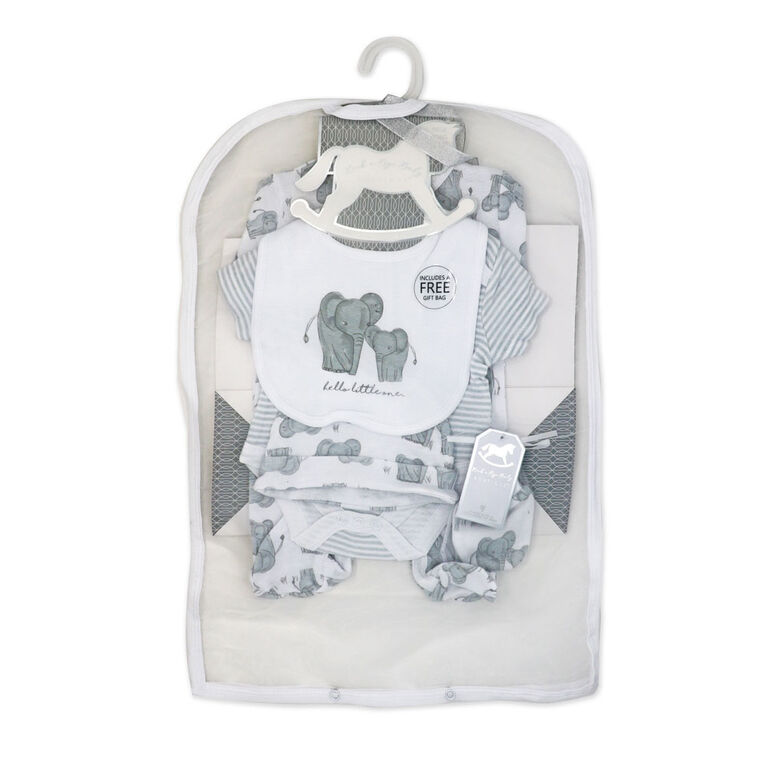 Rock a Bye Baby Elephant Layette Gift Bag Set Newborn