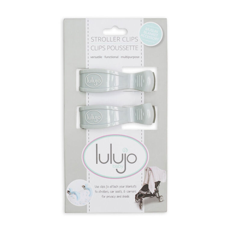 Clips de poussette 2pk - Gris