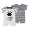PL Baby Safari Dual Pack Rompers Off White 12M