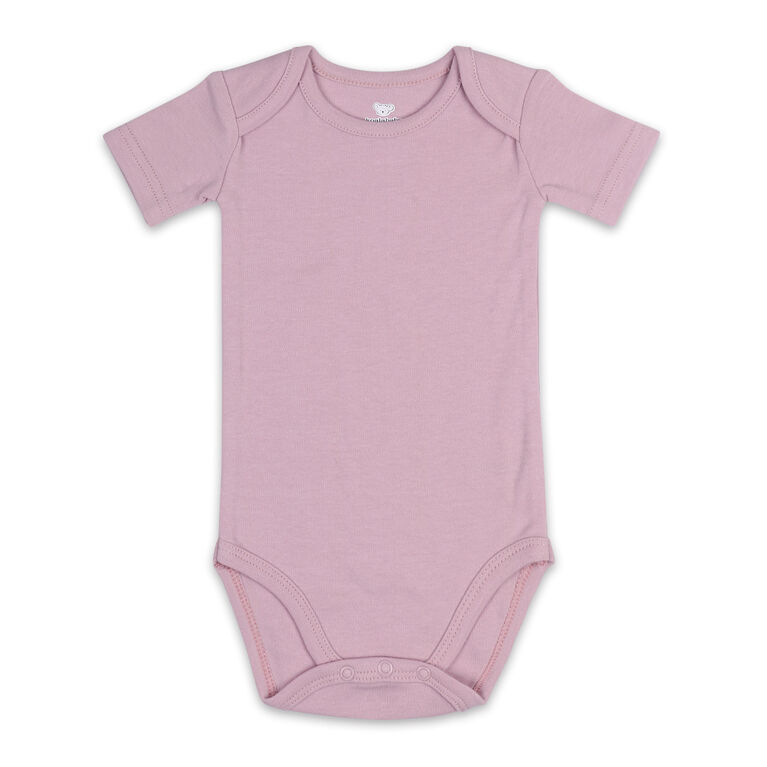 Koala Baby Short Sleeved Bodysuit - Muted Berry, 3-6 Months