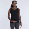 Motherhood Side Ruched Tank-Blue-M