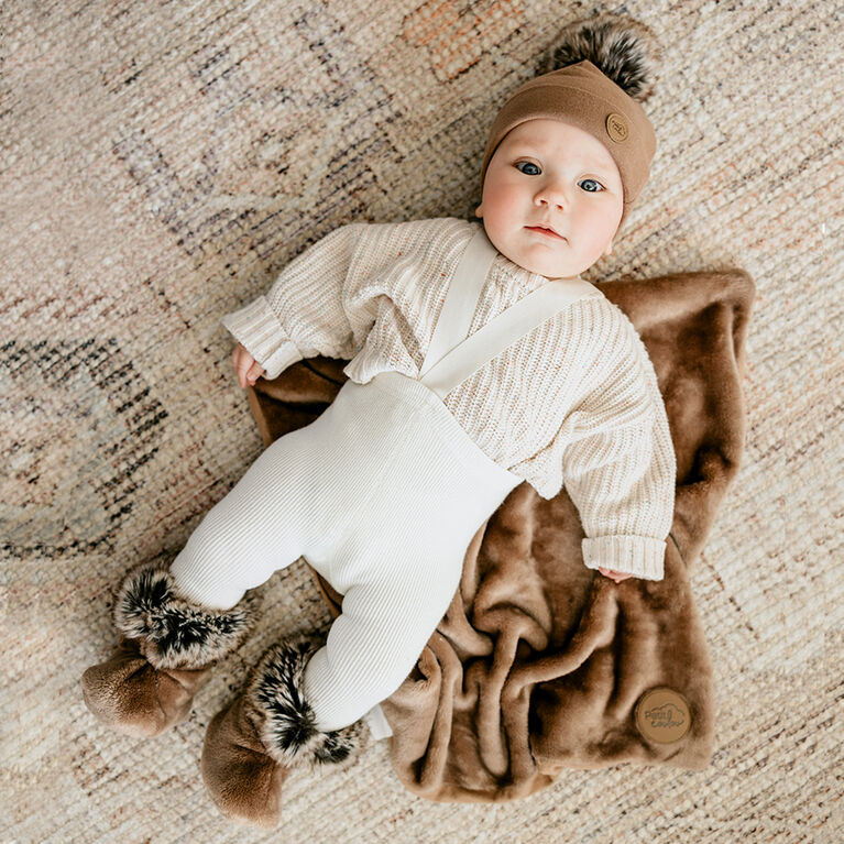 Petit Coulou Gift Box Trio Small 0-3 months Mocha Babies R Us