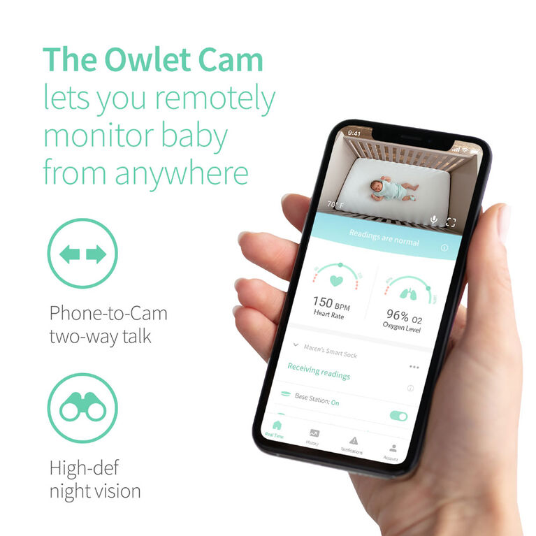Owlet Smart Sock 2 + Caméra.