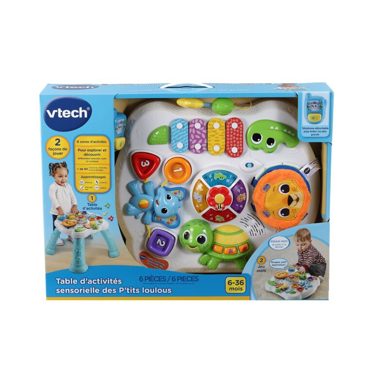 VTech Table d'activitiés sensorielle des P'tits loulous - Édition française