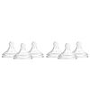 Tétines en silicone en Col large de Dr. Brown's Natural Flow Options+ Coupe Y, 6pk