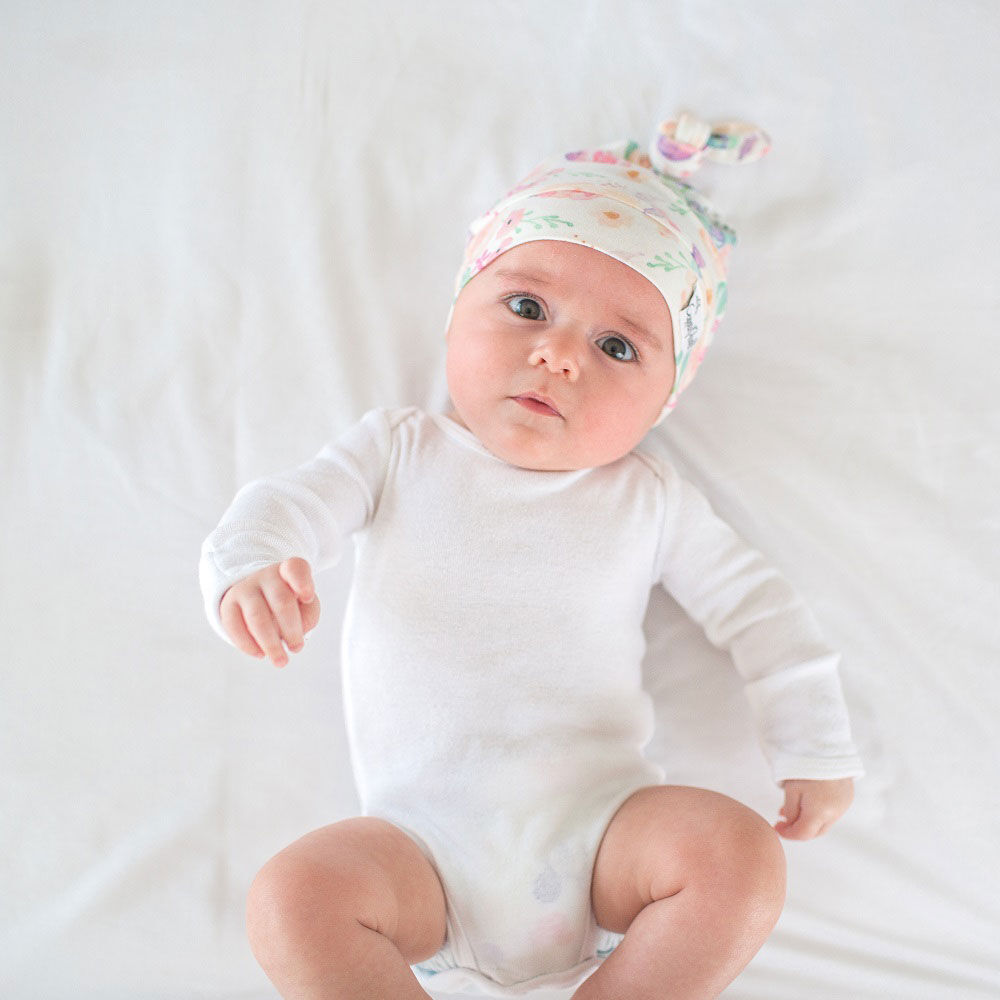copper pearl baby hat