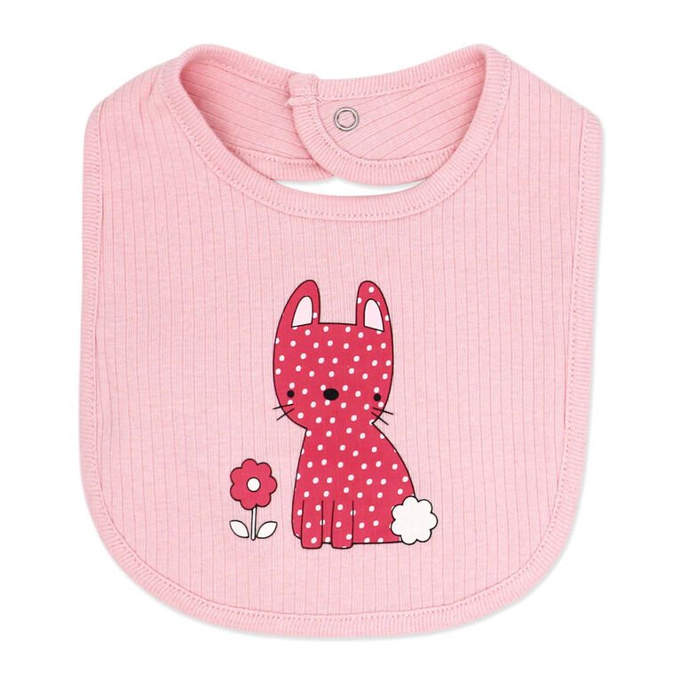 Lily & Jack Girl's 10 Piece Set: Pink Kitty 0-3M