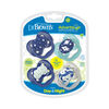 Dr. Brown's Advantage Pacifier Stage 1 4pk Blue