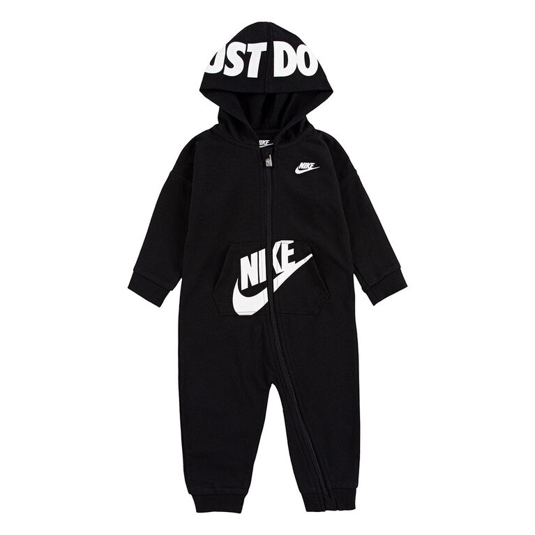Nike Hooded Baby Ft Coverall Black, Size 12 Months Babies R Us Canada