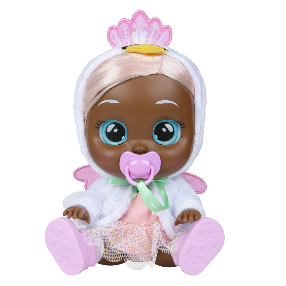 Cry Babies Kiss Me Daphne 12 Baby Doll Deluxe Blushing Cheeks Feature Shimmery Changeable Outfit with Bonus baby bottle Toys R Us Canada