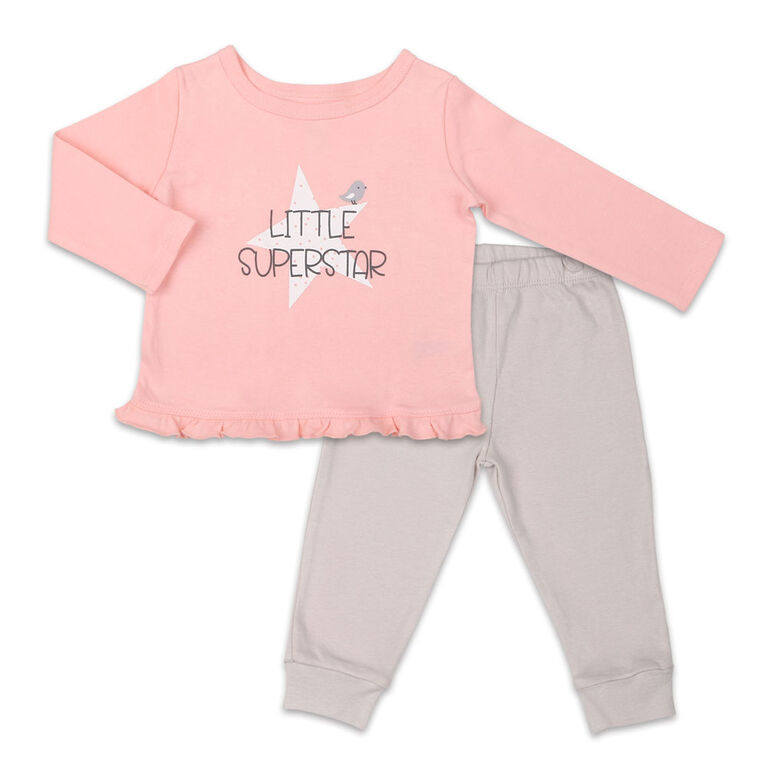 Koala Baby Shirt and Pants Set, Little Superstar - Newborn