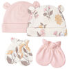 Just Born - Ensemble casquettes et mitaines Vintage Floral - 0-6 mois