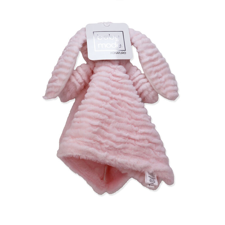 Baby Mode Signature ridge plush nunu- rose lapin