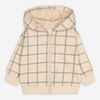 Rococo Kids Zip Hoody Check