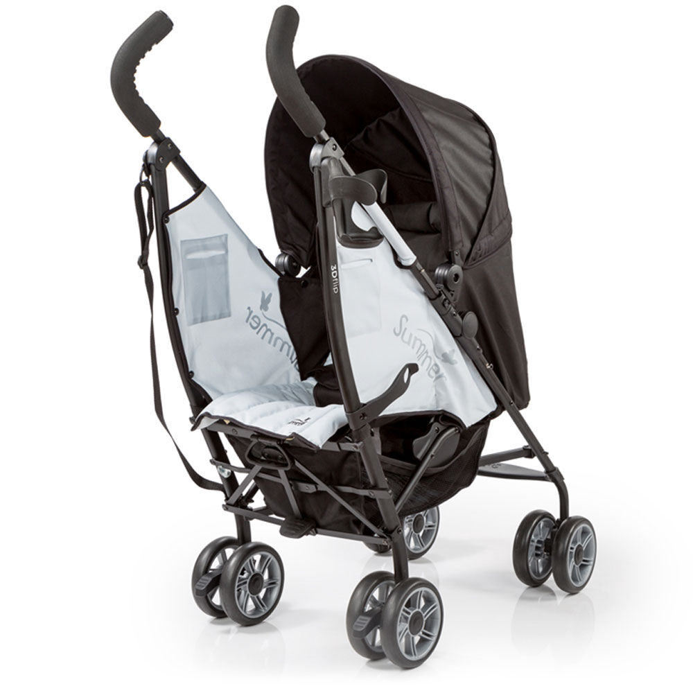 Summer Infant 3Dflip Convenience Stroller Black Grey Babies R