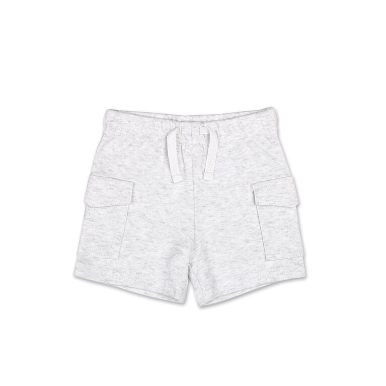 Koala Baby Heather Grey Cargo Pocket Short - 6-12 Months