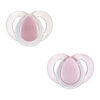 Tommee Tippee Nighttime Pacifier, 6-18m, Glow in the Dark Pacifiers with Reusable Sterilizer Pod, Assorted Colors, Pack of 2