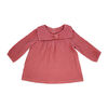 Baby Mode 3 Piece Gauze Top/Legging Set: Pink Floral 0-3M