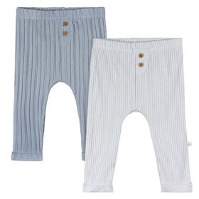 Just Born - Lot de 2 pantalons - Bleu