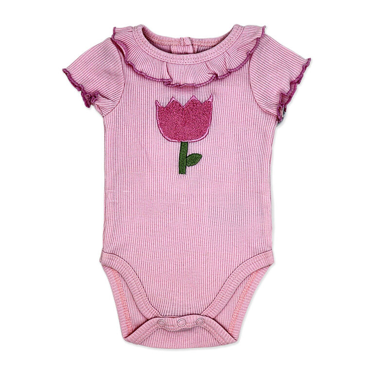 Mini Hop Ensemble de 4 Pi&egrave;ces : Rose Floral 12M