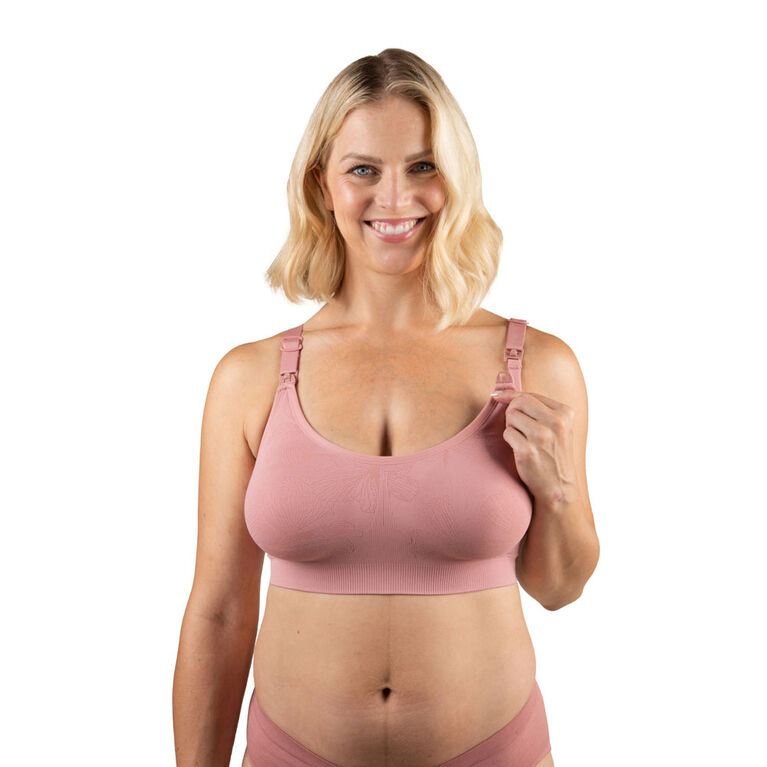 Bravado! Designs Beaucoup In-Bra Pumping Bra, Roseclay, Large