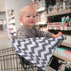 Itzy Ritzy Mom Boss 4-in-1 Multi-Use Nursing Cover, Car Seat Cover, Shopping Cart Cover and Infinity Scarf, Chevron