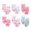 Just Born Baby Girls' 6-Pack Wiggle Proof Socks - Lil' Llama 0-6 months